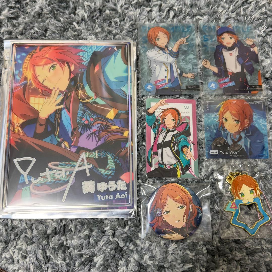 あんスタ 2wink 葵ゆうた 缶バッジ ストラップ - メルカリ
