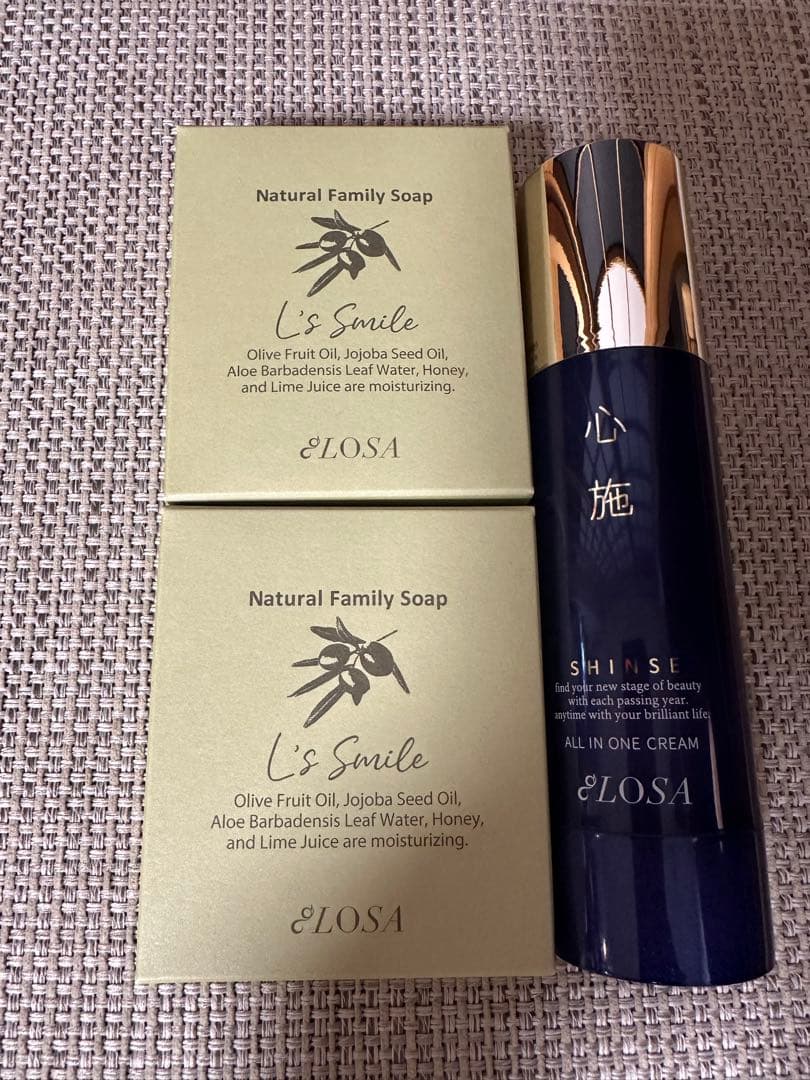 LOSA ソープ 2個& 心施オールインワンクリーム LOSA ONLINE SHOP / オールインワンクリーム 心施