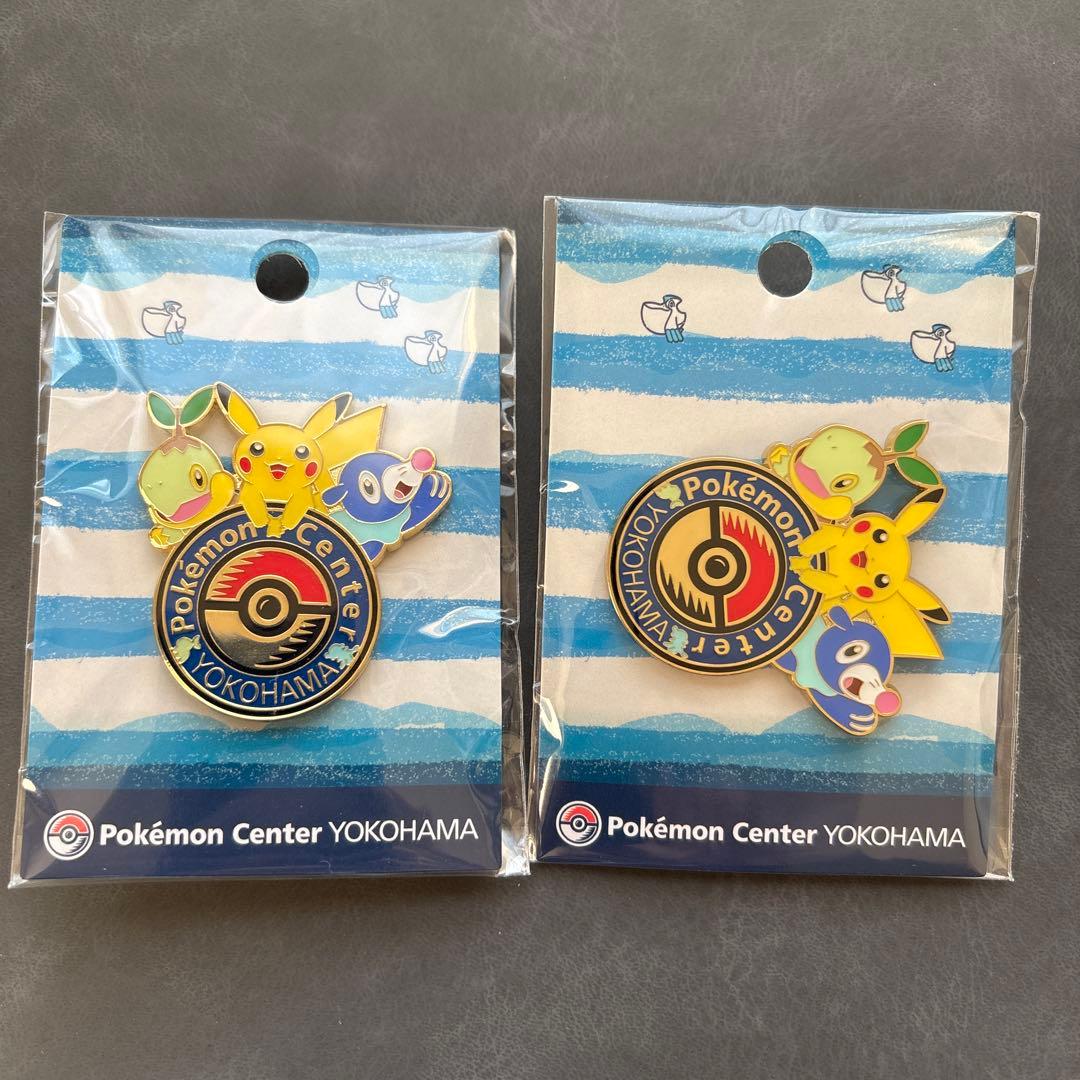 ポケモンセンターヨコハマ限定ピンバッジ 2個 - メルカリ