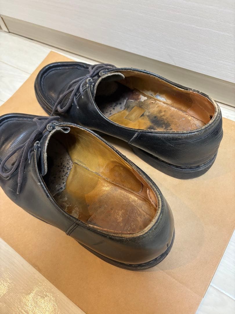 パラブーツ ミカエル ブラック 42ハーフ 26.5〜27cm ジャンク - メルカリ