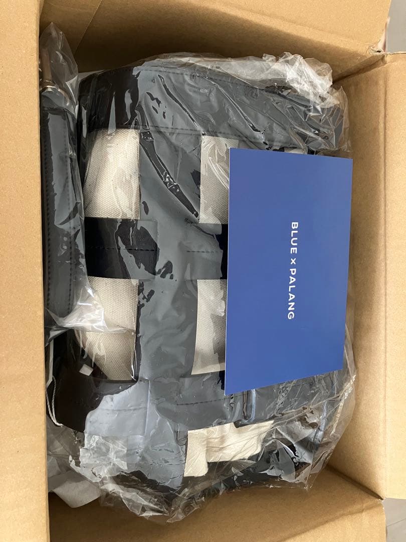 新品未使用】BLUE×PALANG WOVEN BASKET BAG NAVY - メルカリ