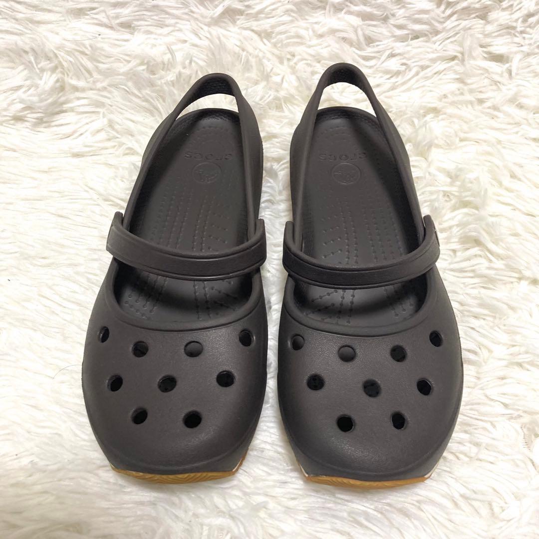 美品 crocs クロックス メリージェーン 23㎝ W7 - メルカリ