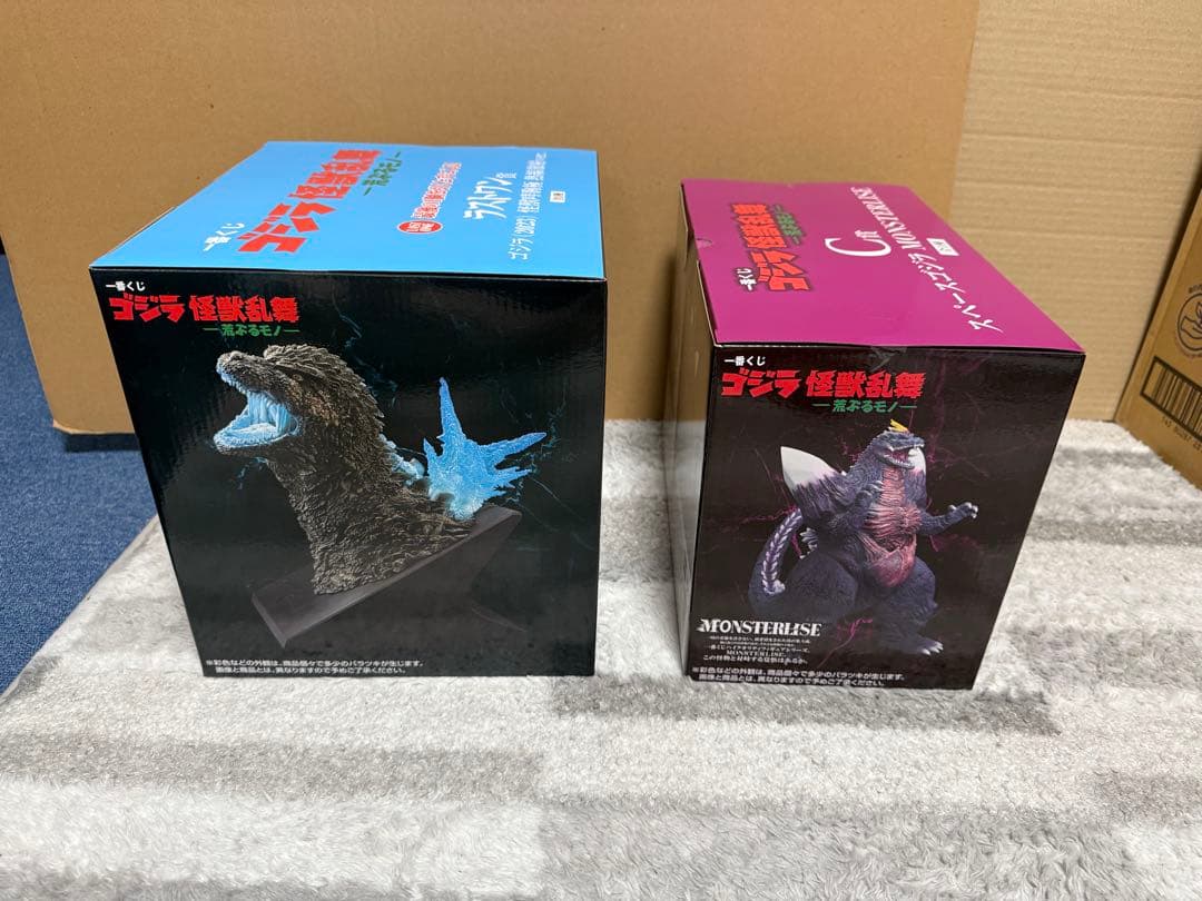 一番くじ ゴジラ 怪獣乱舞 -荒ぶるモノ- ラスワン.BCD賞コンプ品 計33点
