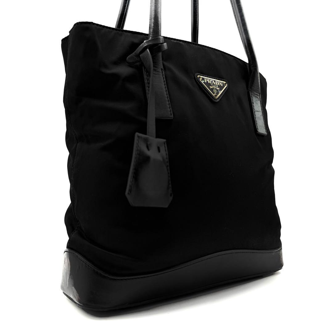 美品 PRADA トートバック 三角ロゴ A4収納可 カデナ ナイロン - メルカリ