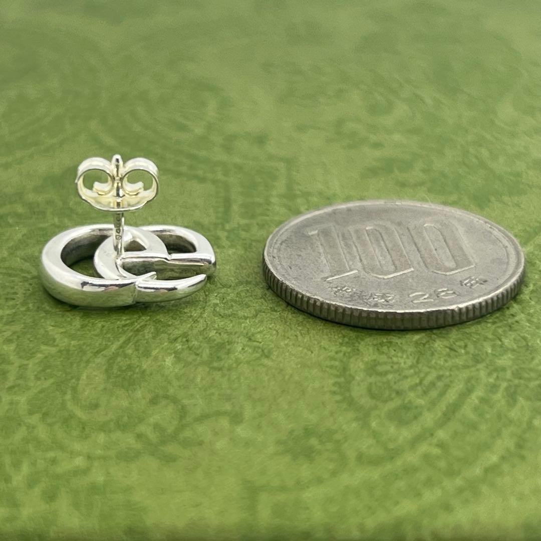 GUCCI ダブルG スタッズ 片耳 ピアス 053361 - メルカリ