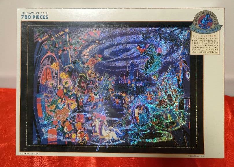 ディズニー ジグソーパズル 780ピース エレクトリカルパレード ホログラム 激レア】ディズニー エレクトリカルパレード ジグソーパズル レア 完成