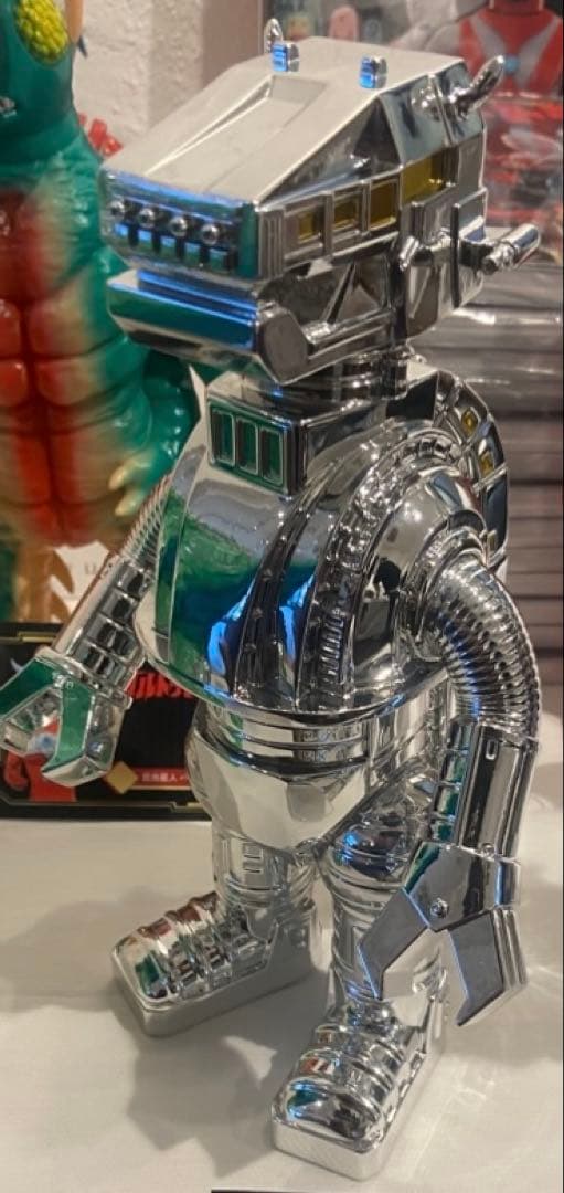 Y・MSF 四次元ロボ獣 メカギラス メッキバージョン 新品 ソフビ そしてY・MSFからシリーズ第3弾の「四次元ロボ獣 メカギラス」通常版