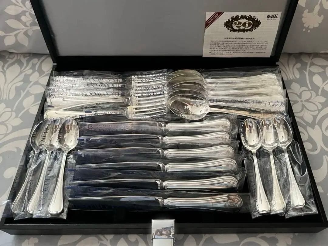 【専用】ラッキーウッド　カトラリーセット　ロムネー　ディナーセット　24本セット ラッキーウッド ステンレス製 カトラリーセット ディナーセット｜Yahoo