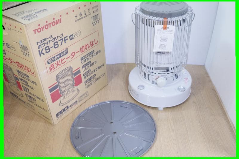 新品◆トヨトミ 対流形石油ストーブ◆ パワフルタイプ KS-67F◆保証します! トヨトミ 対流形 石油ストーブ KS-67H(W) (ホワイト/コンクリート24畳