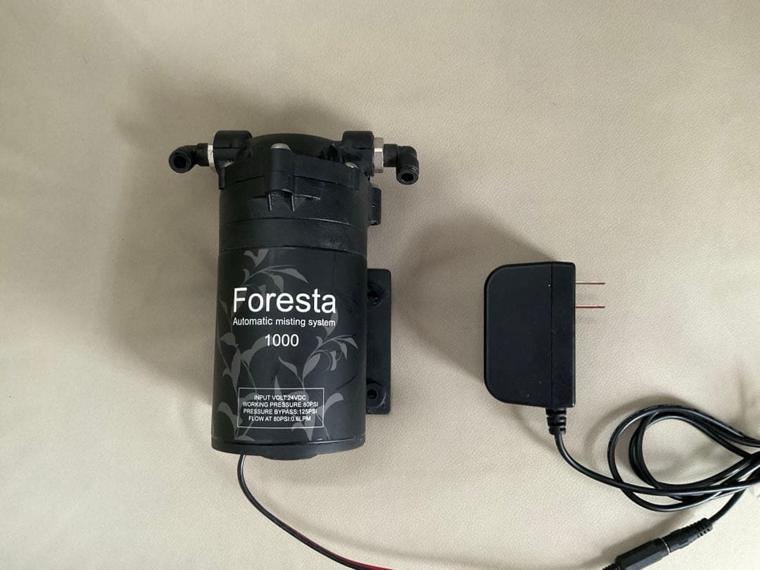 フォレスタプレッシャーポンプ　FS-1000 (電源アダプター、フィルター付属 Foresta ( フォレスタ ) オートマティックミスティングシステム ミスト