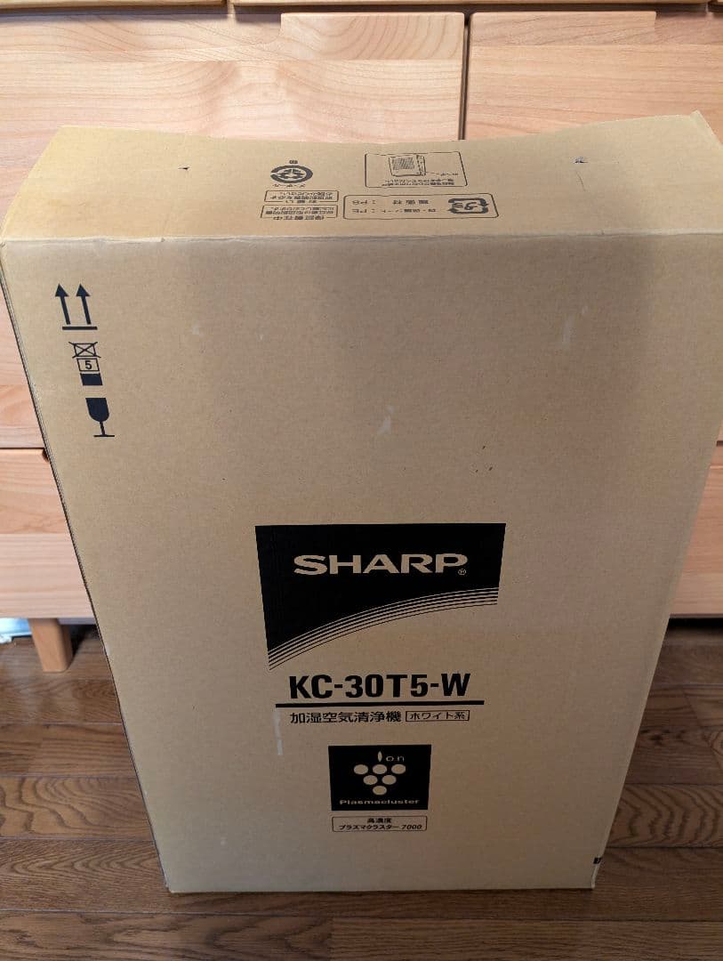 【未使用品】シャープ　加湿空気清浄機　KC-30T5-W プラズマクラスター SHARP プラズマクラスター搭載 加湿空気清浄機 KC-30T5-W （ その他