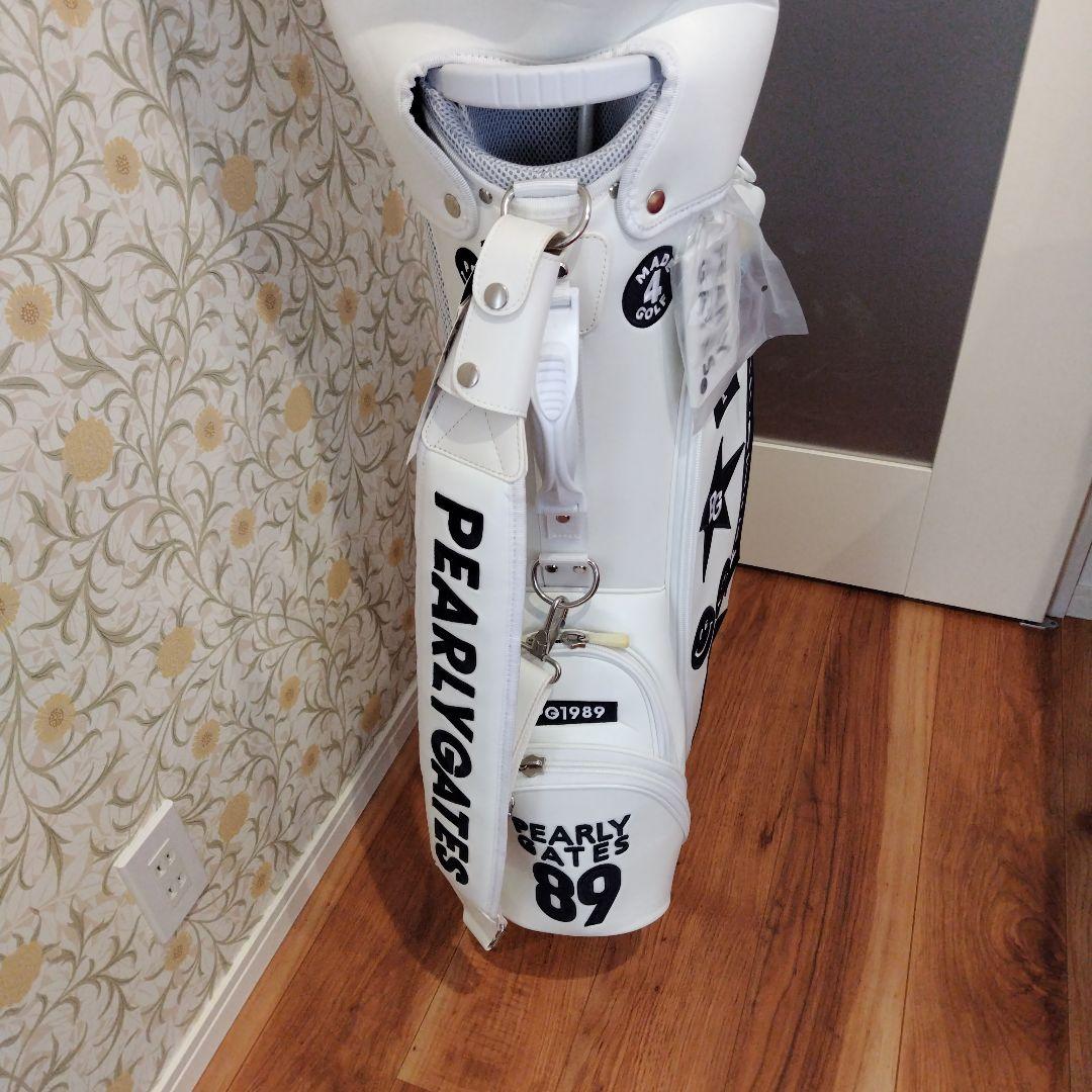 PEARLY GATES ゴルフバッグ 89 ホワイト - メルカリ