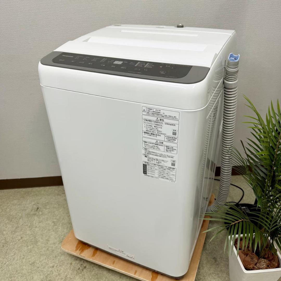 Panasonic 洗濯機 小型 一人暮らし 6.0kg 2021 KW0086