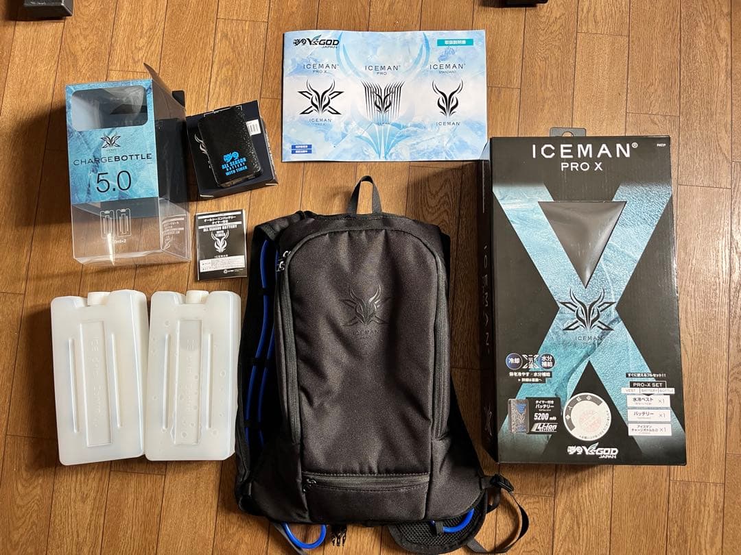 アイスマンPRO X 2024 ICMPX-BLV-SET 山真5200mAh 正規品2024年モデル】□山真 アイスマンベストPRO-X ICMPX-BLV-SET