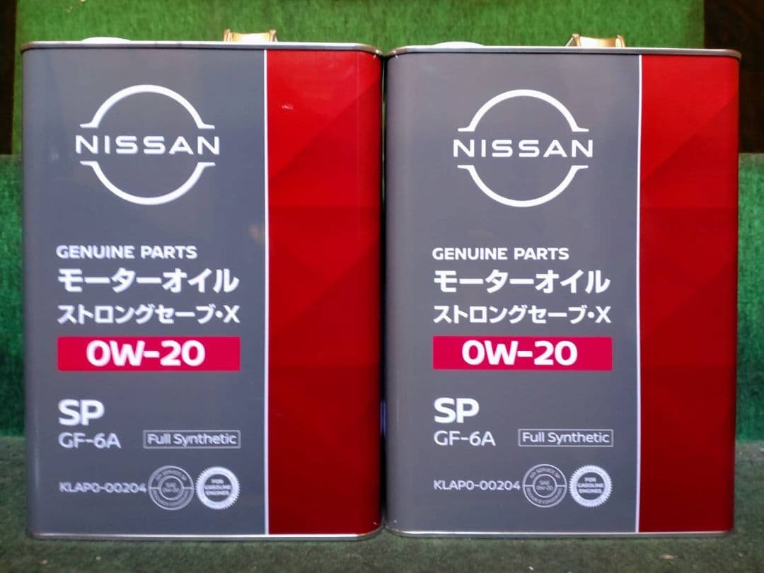 日産 SPストロングセーブ・X　0W-20 4L 2缶セット 全国送料無料 日産 SPストロングセーブ X 0w20 4L 2缶セット｜Yahoo