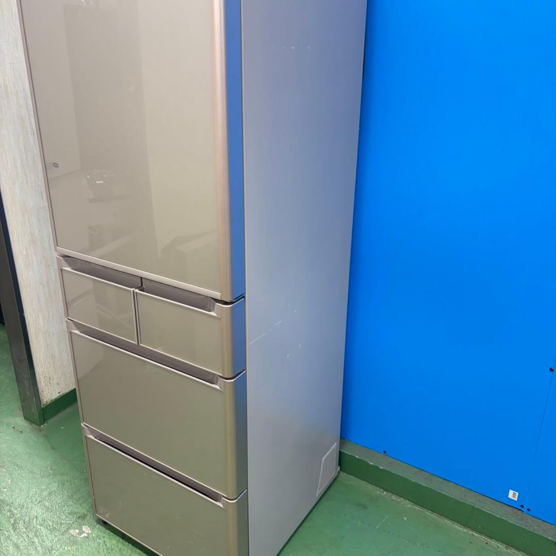 819 冷蔵庫 大型 5ドア 右開き 400L強 自動製氷機付 保証付き 格安