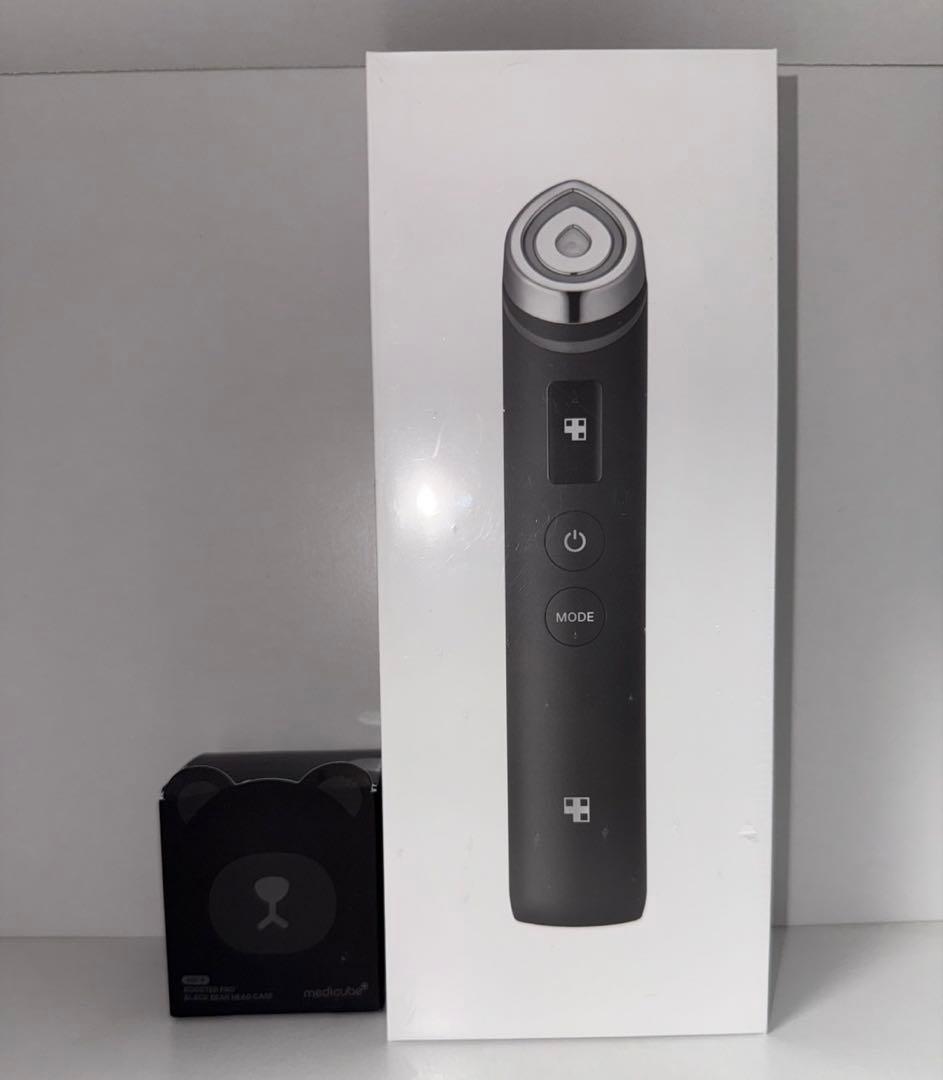 medicube ブースタープロ　ブラック カバー付き Amazon.co.jp: メディキューブ AGE-Rブースタープロ ブラック 1日5分