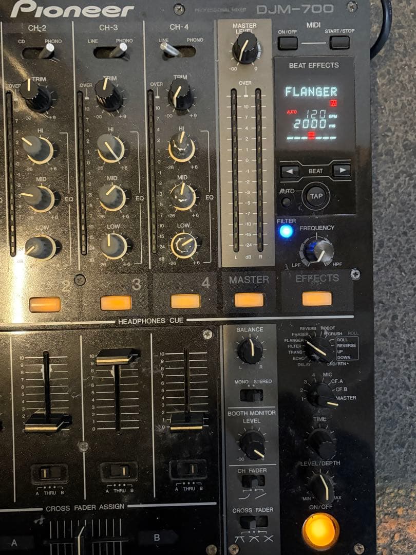 希少】Pioneer/パイオニア DJM-700 ブラック 【希少】Pioneer