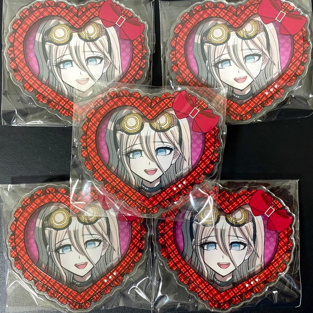 ダンガンロンパ エビテン 入間美兎 ハート型アクリルバッジ 5個 - メルカリ
