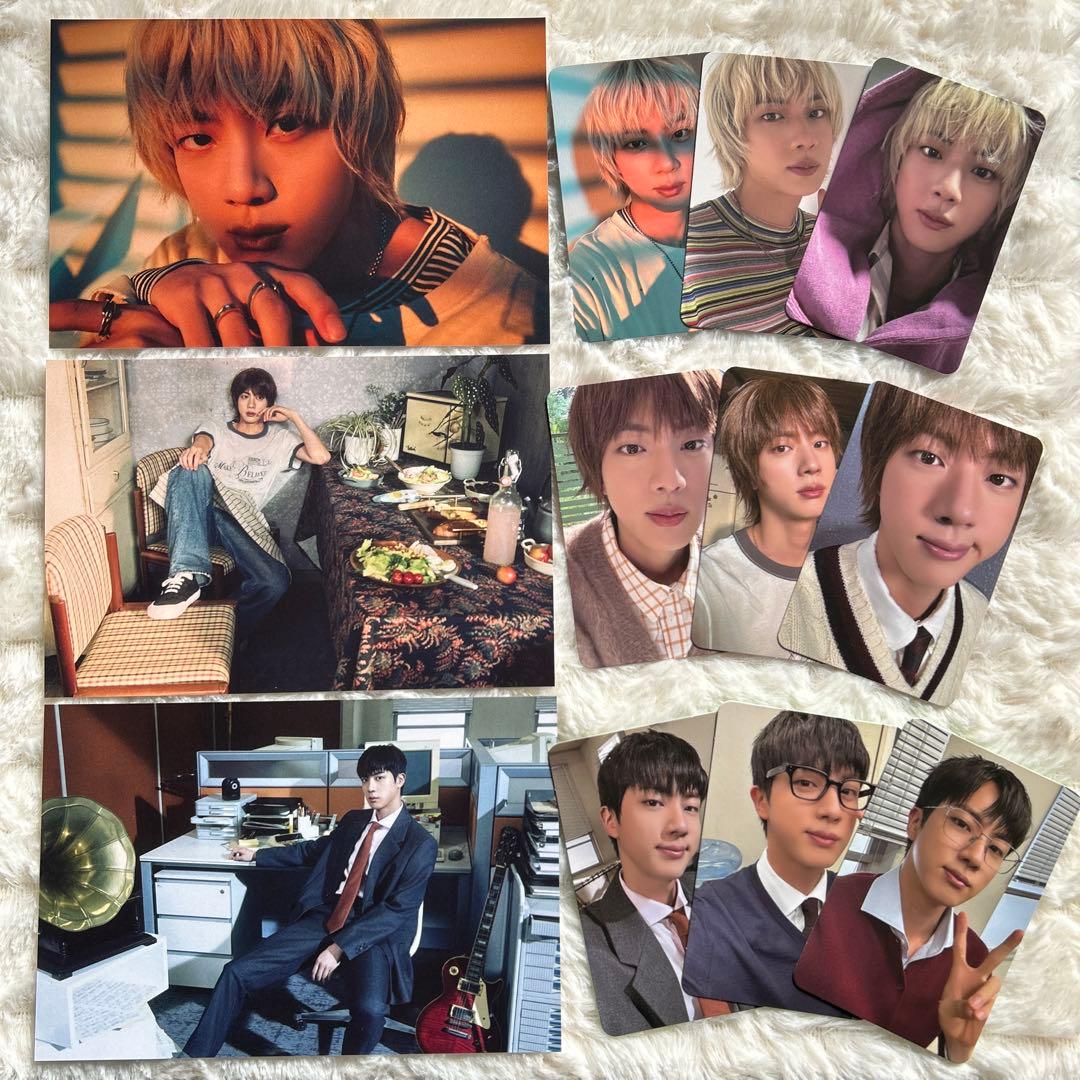 BTS JIN ジン 'HAPPY' トレカ ポスカ コンプセット - メルカリ