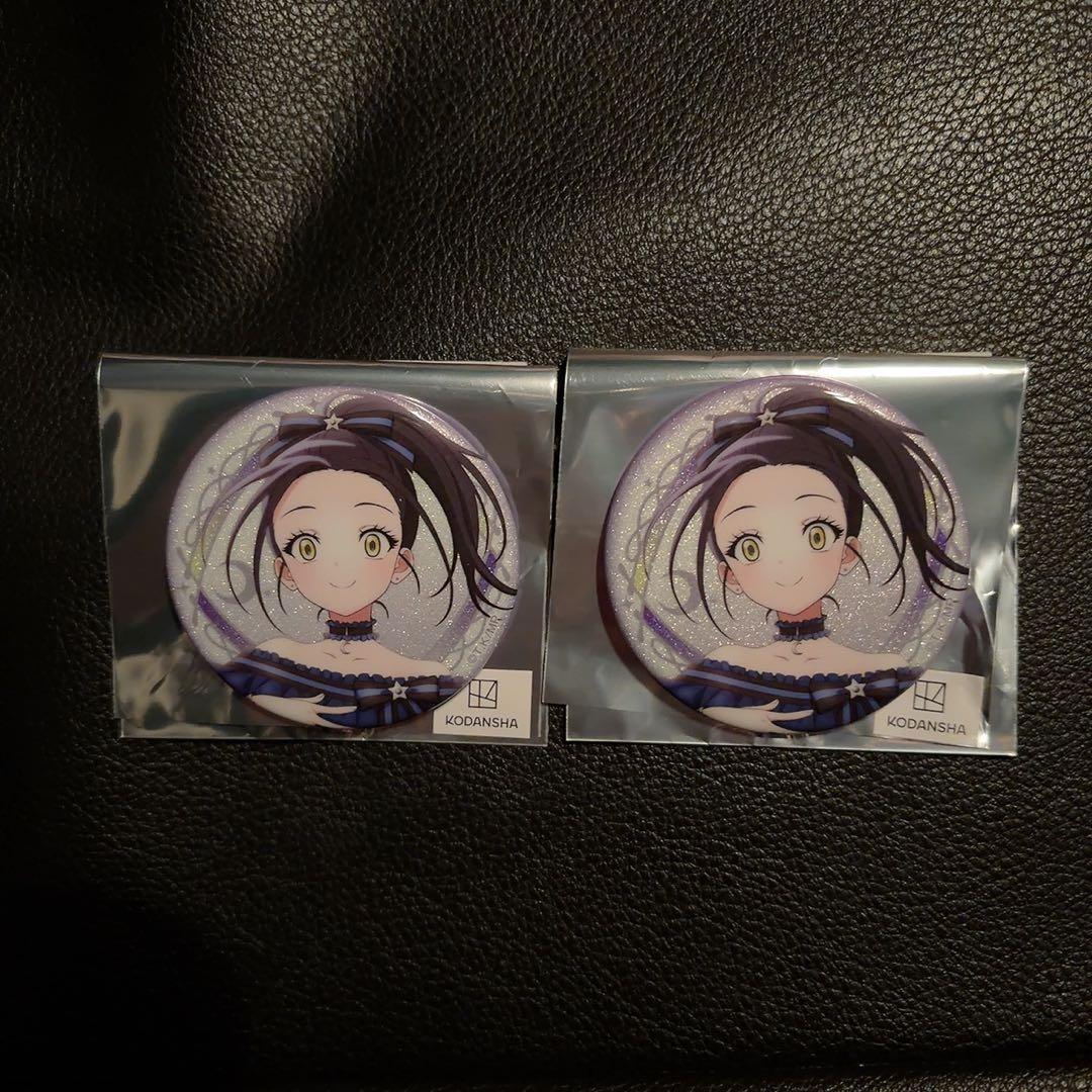 メダリスト 狼嵜光 グリッター缶バッジ ローソン限定 コラボ 2点