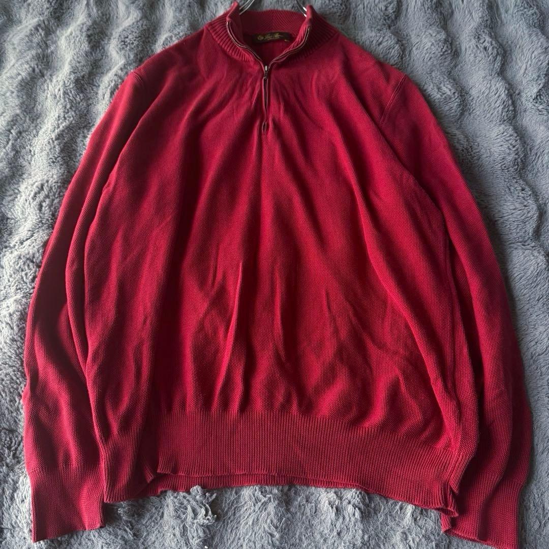 Loro Piana ハーフジップセーター 54 ロロピアーナXXL イタリア製 中古・古着通販】LORO PIANA (ロロピアーナ) カシミヤハーフジップ