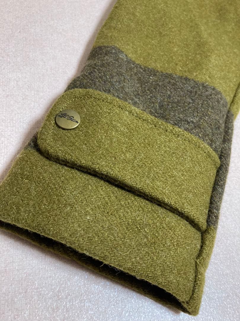 美品 エルエルビーン シグネチャー メルトン ウール モッズコート 筆記