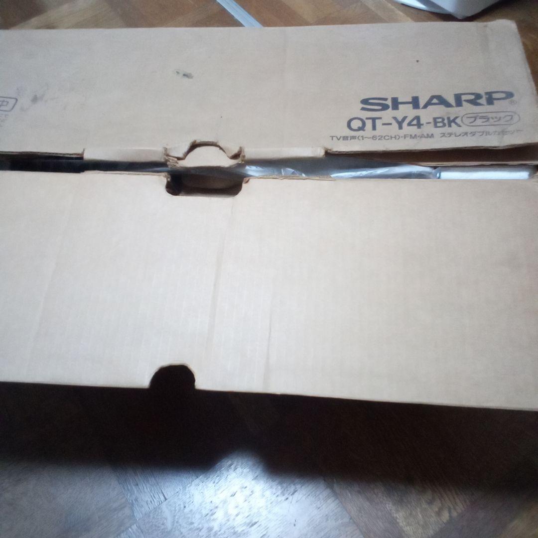 星*哥様 希少 SHARP ステレオダブルカセット 未使用品 ジャンク