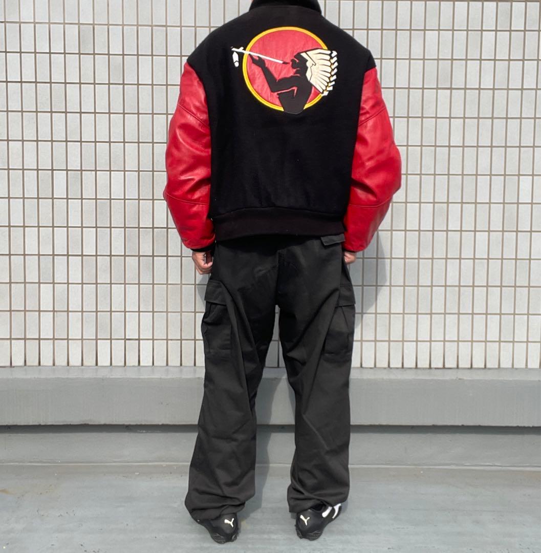 USA製AMERICAN SPIRITレザーバーシティジャケットLヴィンテージ