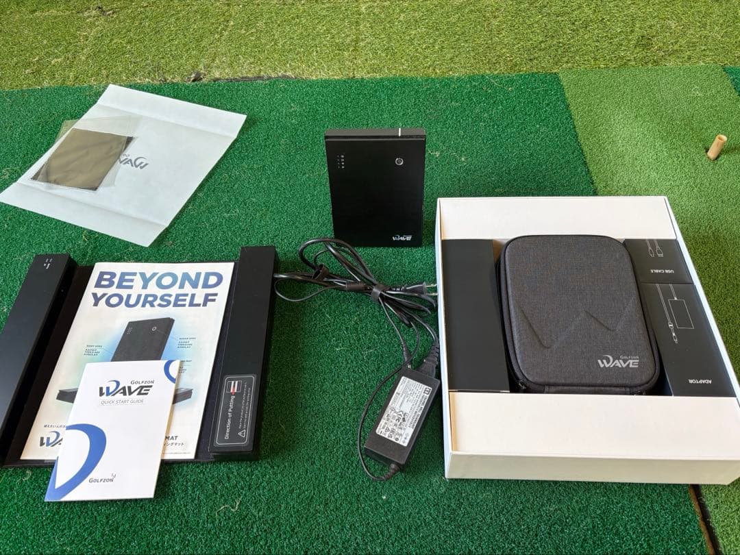 ま*ん様 ゴルフゾン　高性能弾道測定器　WAVE 楽天市場】GOLFZON WAVE ゴルフゾン ウェーブ ゴルフ用 弾道測定器