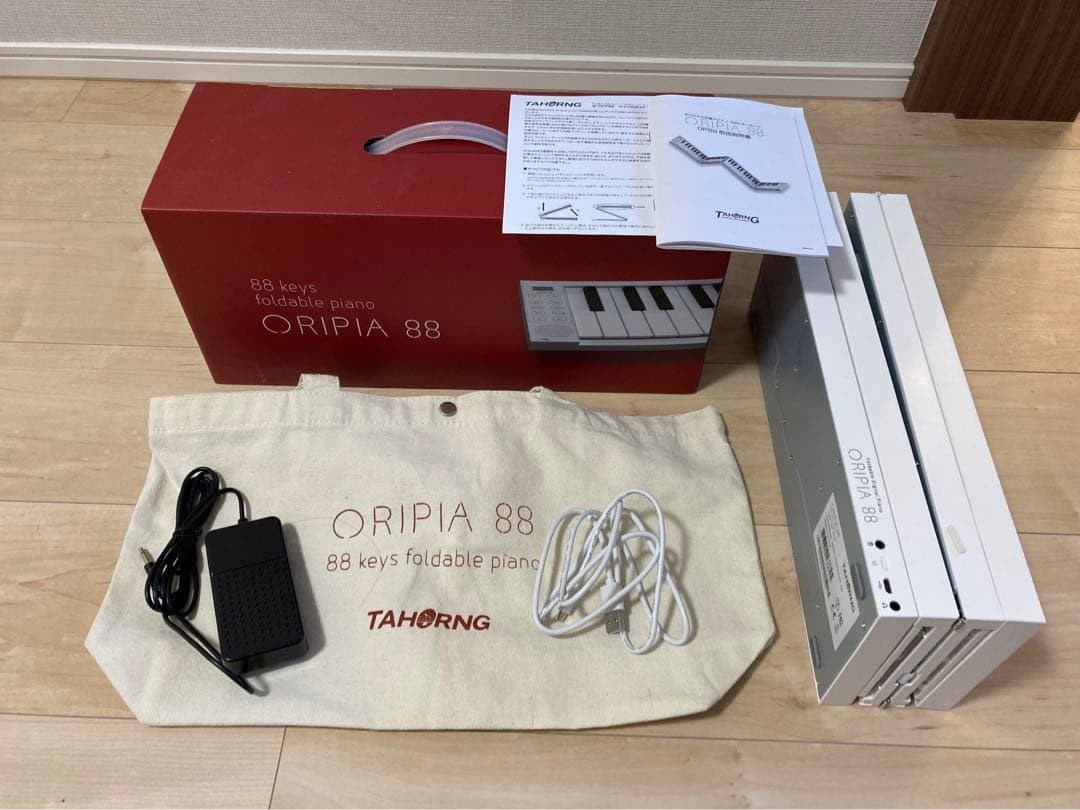 marimo様用　動作確認済　TAHORNG ORIPIA88 電子ピアノ TAHORNG タホーン オリピア ORIPIA88 BK(ブラック) 折りたたみ式電子