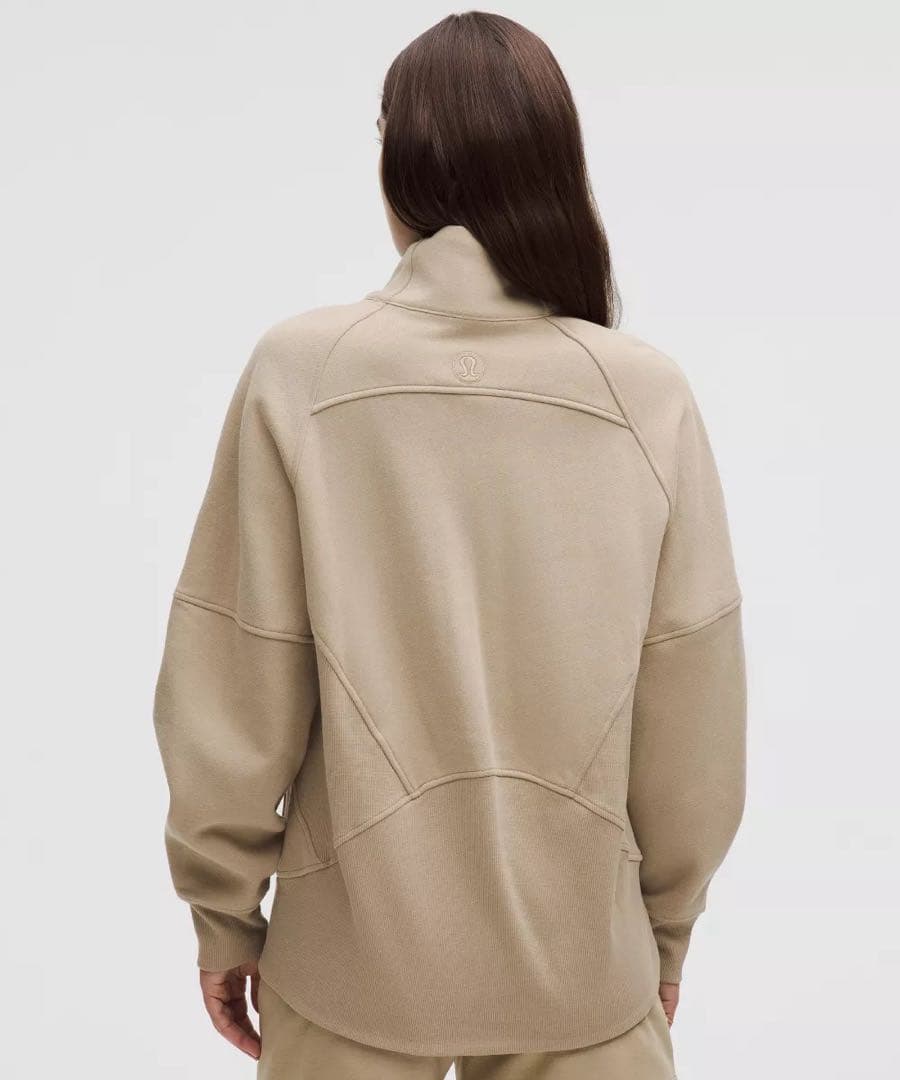 lululemonルルレモン Scubaオーバサイズ ハーフジップ ロング - メルカリ