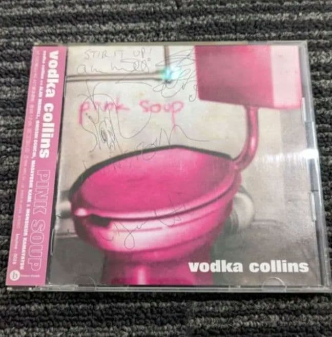 vodka collins 「PINK SOUP」　中古CD　直筆サイン入り ◢◤ Wet Leg来日記念 / 抽選プレゼント企画 ◢◤ 抽選でウェット