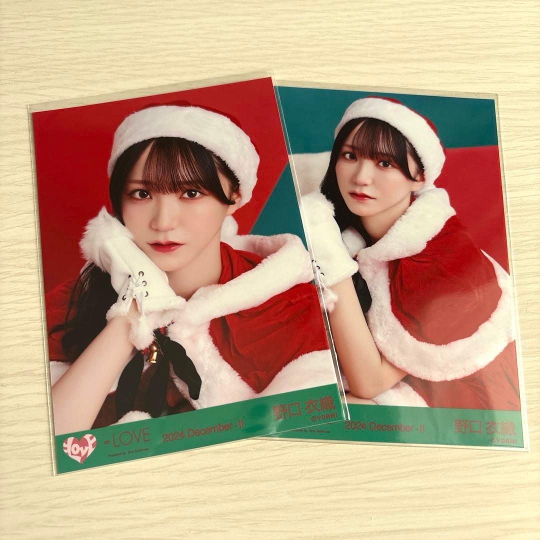 イコラブ 野口衣織 生写真 サンタ 2025 - メルカリ