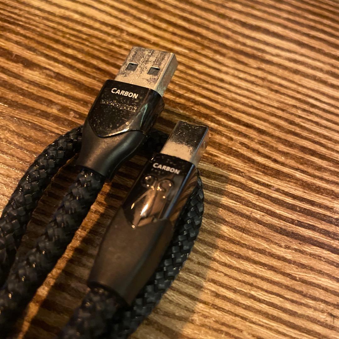 【中古品】 AudioQuest CARBON USB A to B 0.75m