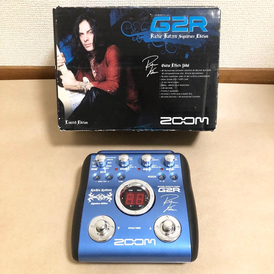 ZOOM G2R リッチーコッツェンモデル Zoom G2R Richie Kotzen ～ 旧モデルでも新世代DSP搭載でまだ現役