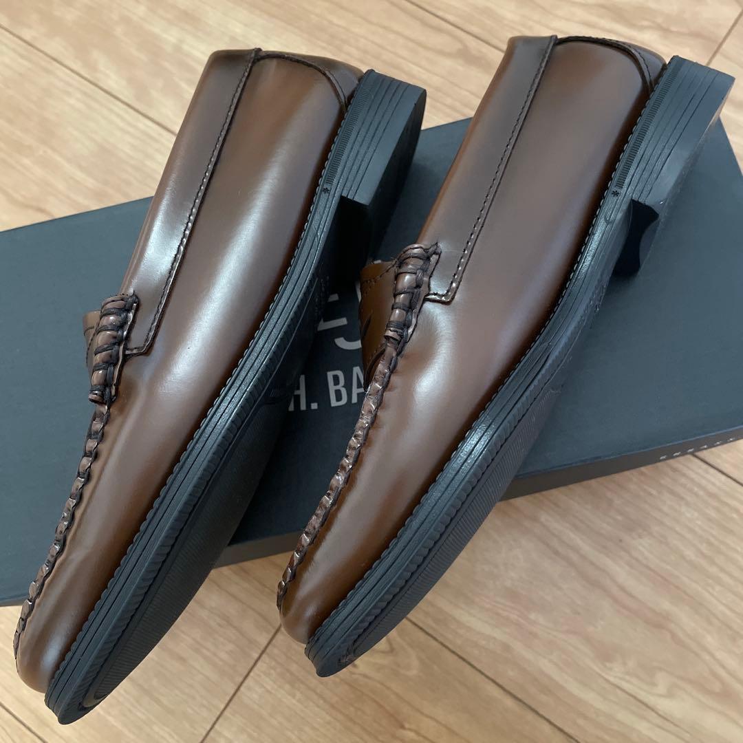 G.H.BASS ジーエイチバス レザーペニーローファー　コニャック22.5㎝