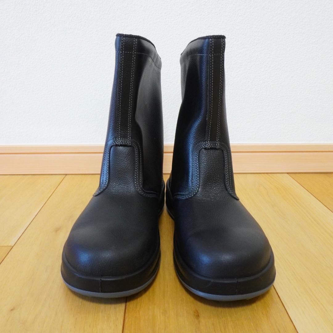 新品未使用 シモン 安全靴 SS44 26.5cm 黒 半長靴 日本製 牛革