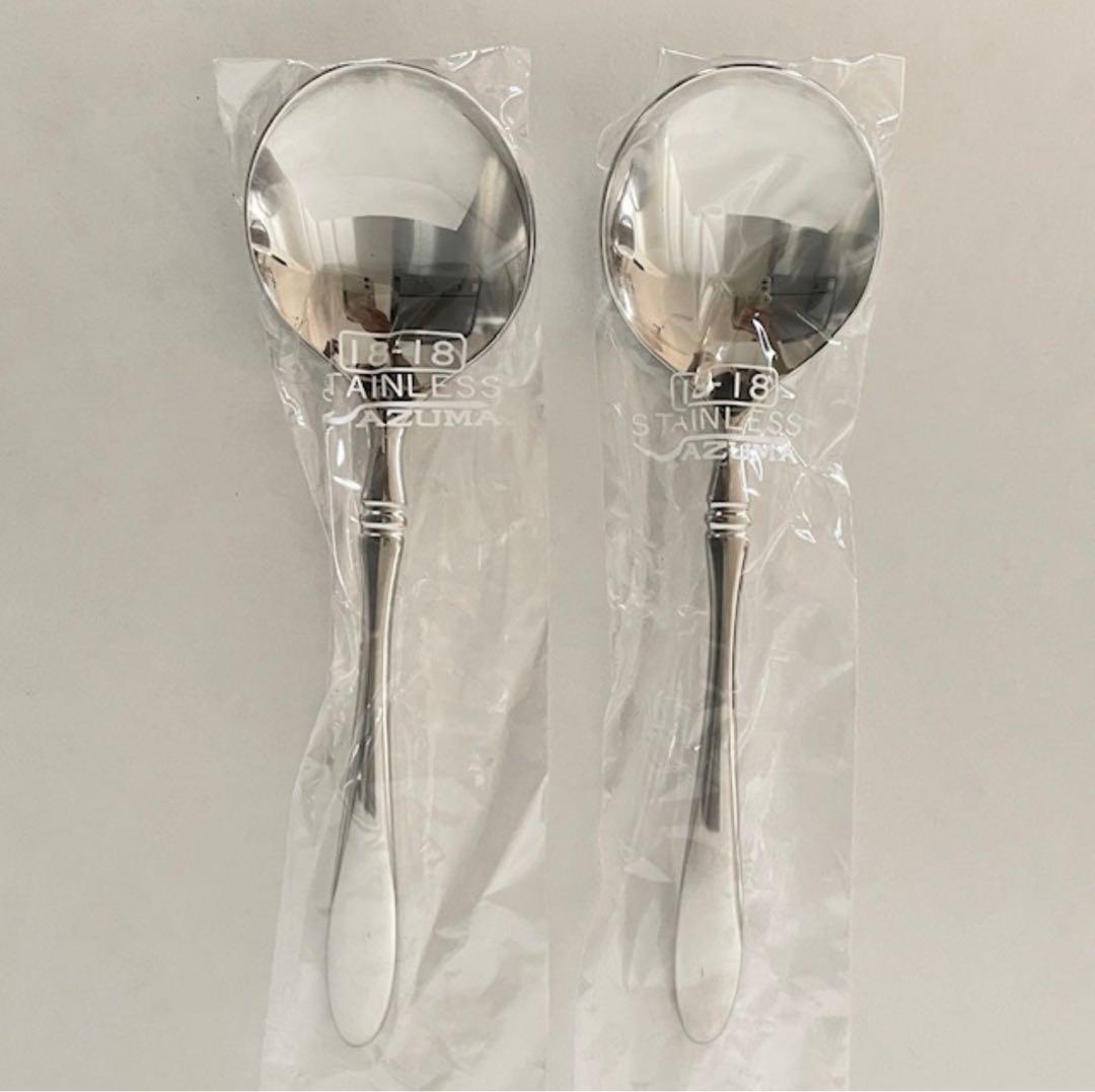 AZUMA(アヅマ) インペリアル 18-18 スープスプーン5本他セット - メルカリ