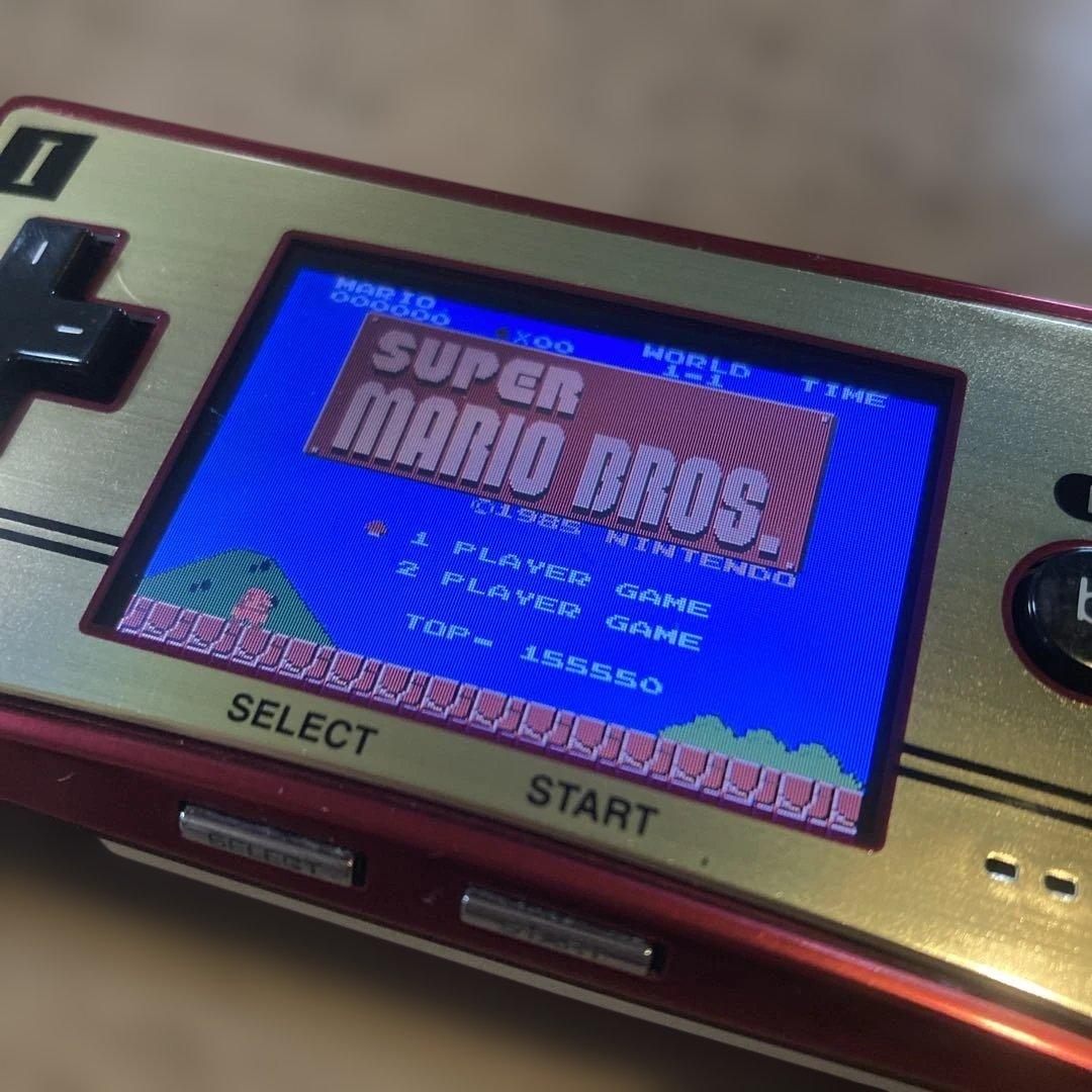 GAMEBOYmicroゲームボーイミクロ ファミコンカラー20周年記念モデル