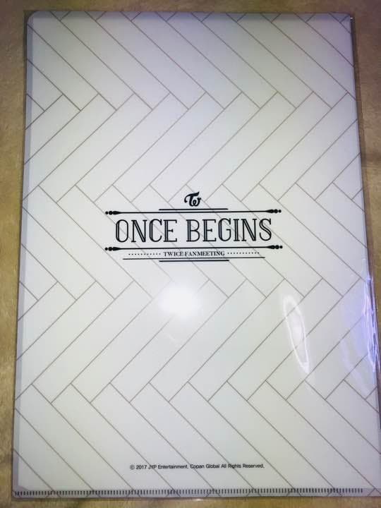 TWICE ONCE BEGINS ダヒョン 公式クリアファイル