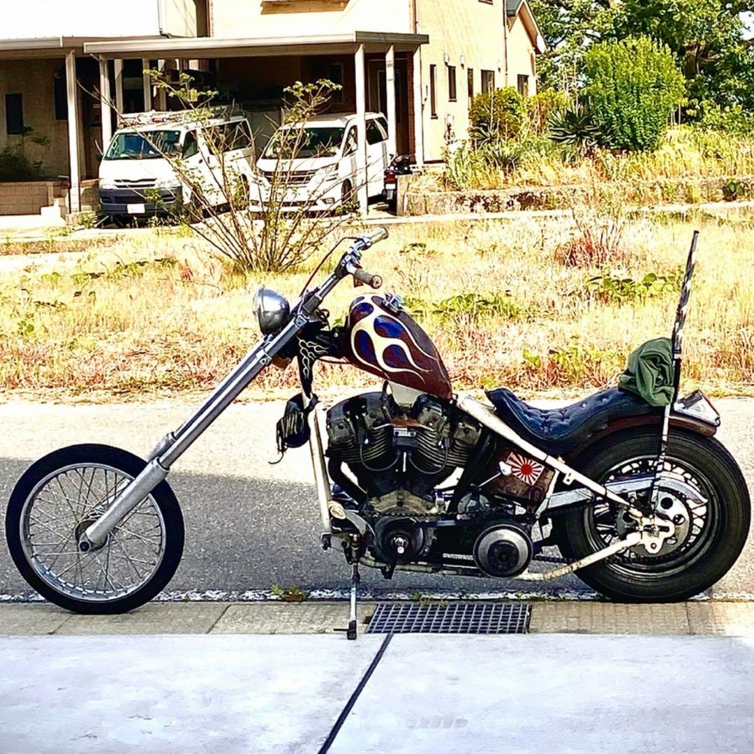 ショベル 41mm ワイドグライド フロントフォーク ディスク ロング