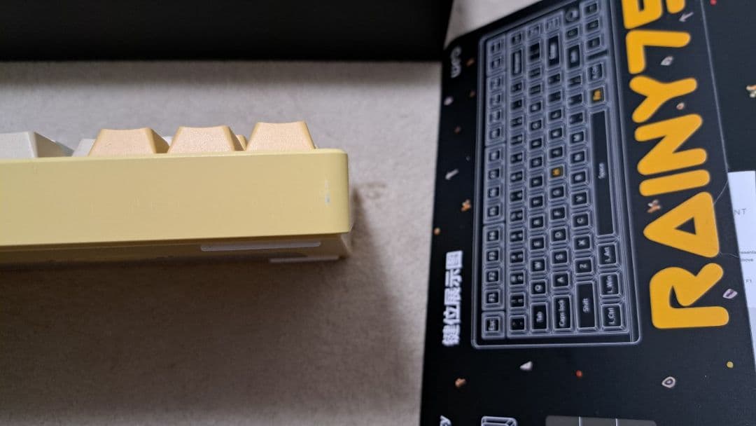 WOBKEY Rainy 75 Pro 限定色イエロー - メルカリ