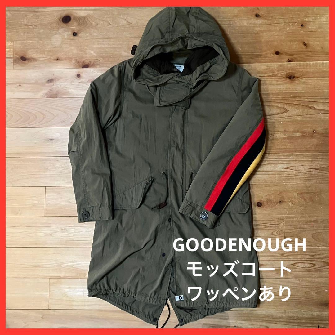 次*5様 GOODENOUGH グッドイナフ モッズコート ワッペンあり 裏原 次*5様 GOODENOUGH グッドイナフ モッズコート ワッペンあり 裏原