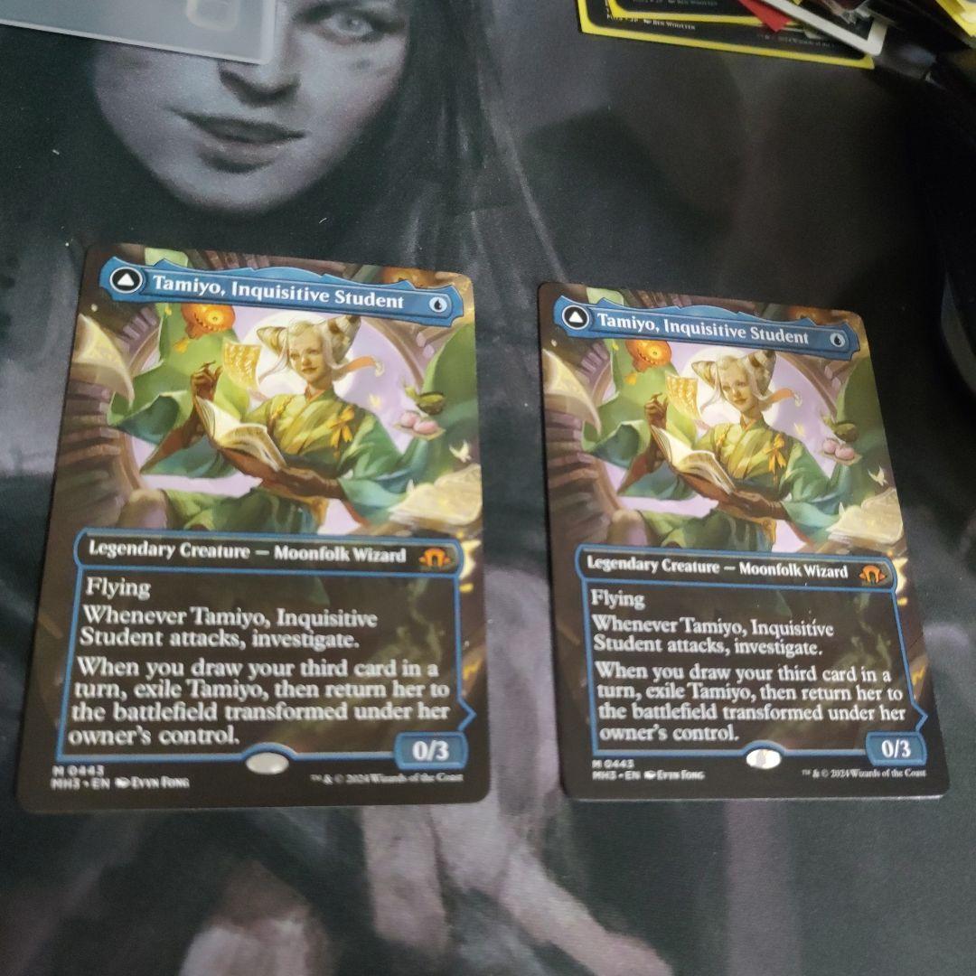 MTG 知りたがりの学徒、タミヨウ 英語版2枚 EX+]知りたがりの学徒、タミヨウ/Tamiyo, Inquisitive Student《英語