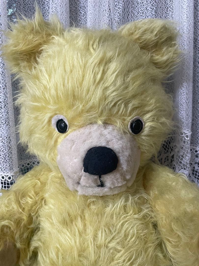 《まめ大福》アンティークベア　テディベア　ヴィンテージ　東欧　64cm