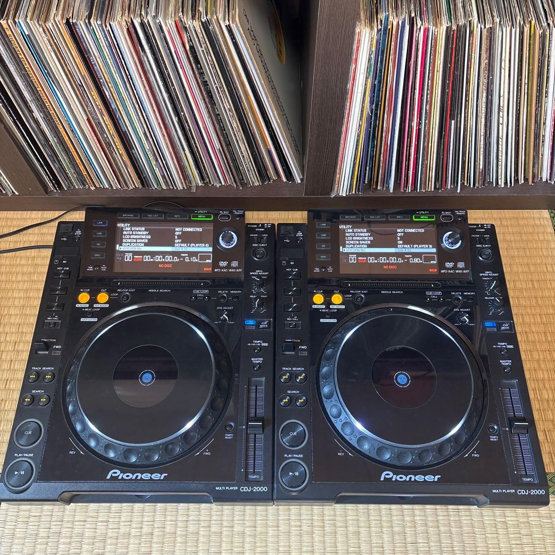 Pioneer CDJ 2000 2台 Pair 2x Pioneer DJ CDJ-2000NXS2 110-240V CDJ2000NXS2 2000 NXS