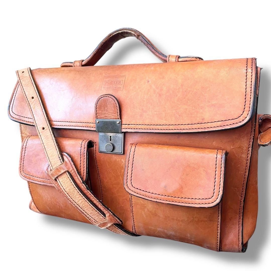 PORTER ポーター キングスマン バロン 2way ビジネスバッグ レザー PORTER ポーター バロン 2WAYブリーフケース 206-02635 吉田カバン