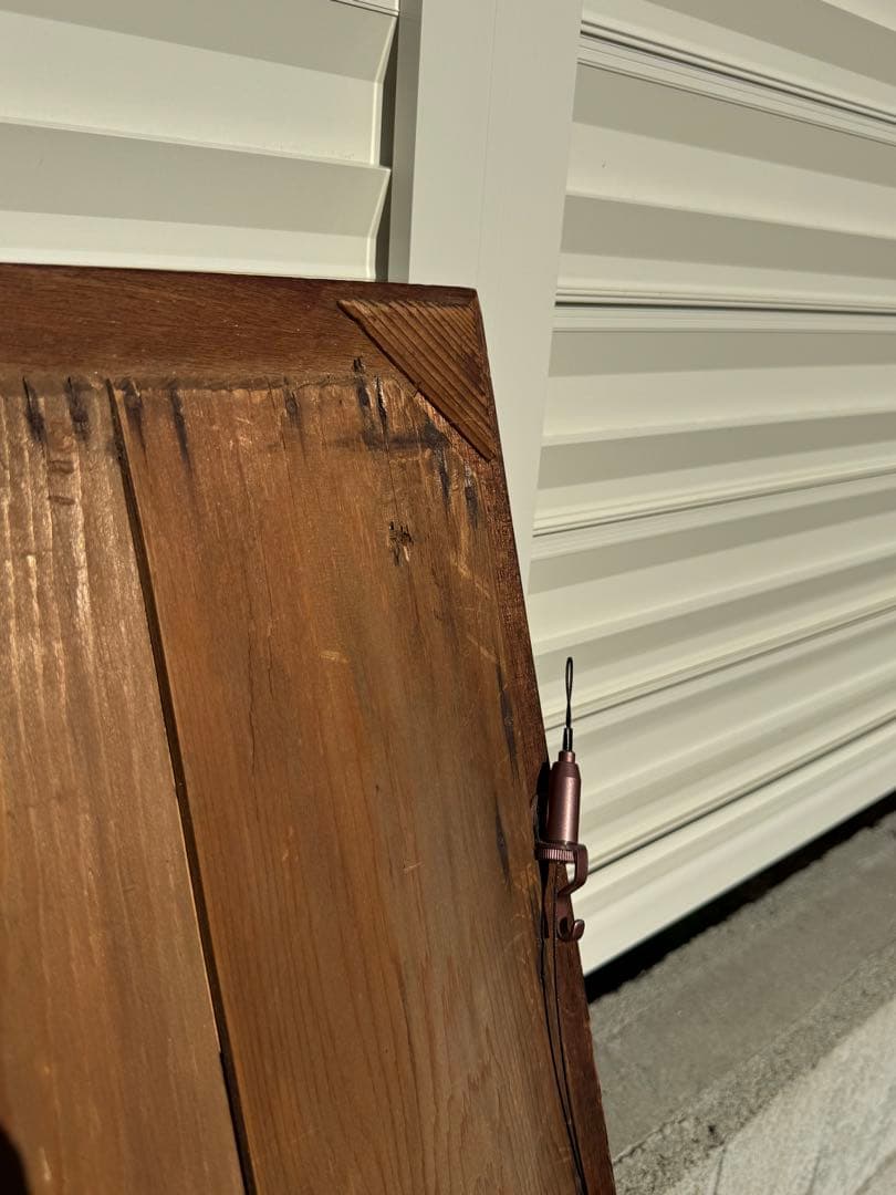 状態良好】アサヒビール リボンシトロン アンティーク鏡 木枠ミラー