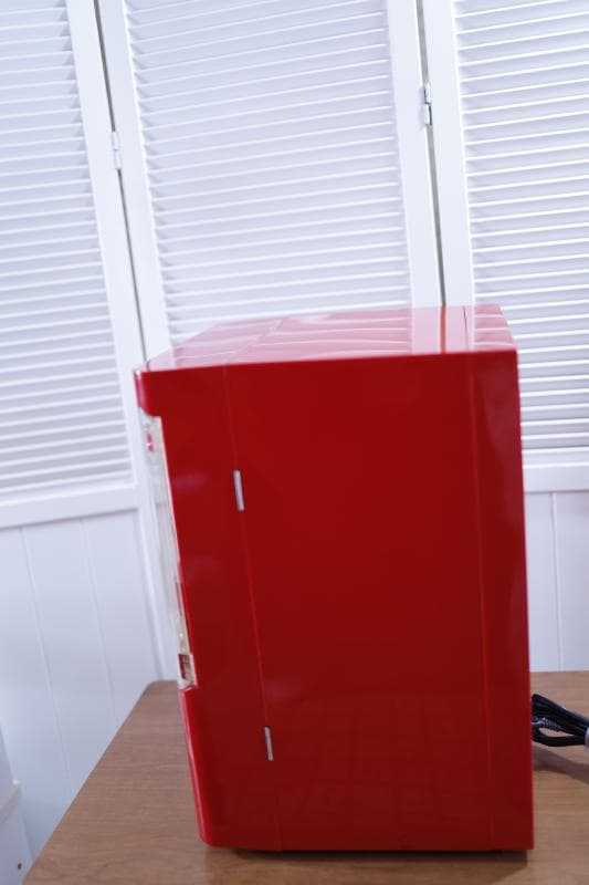 ◇マサオコーポレーション保冷庫 MSO-016R（赤）ミニ自動販売機型保冷